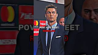 You Meet Ronaldo What Will You Do You Decide ronaldo football shorts [upl. by Greg]