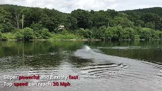 Top Race® Remote Control RC Boat Speed of 30 Mph Professional Series TR1200 [upl. by Hamlani]