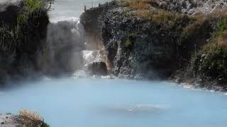 Hot Creek Geological Site in Long Valley Caldera Near Mammoth Lakes California [upl. by Nayek435]