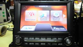 Fm Frequency Conversion amp licensed PAPAGO SatNav on Toyota VellfireAlphard [upl. by Enybor]