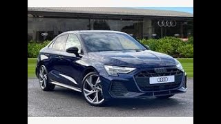 Brand New  Audi A3 15 TFSI 35 Black Edition Euro 6 ss 4dr  Crewe Audi [upl. by Gunning]