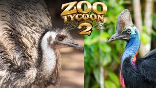 Zoo Tycoon 2 Cassowary amp Emu Exhibit Speed Build [upl. by Agnizn]