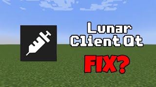 How to Fix Lunar Qt Lunar Qt is back boiz [upl. by Anelram]