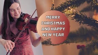 Merry Christmas and Happy Violinistic New Year from Anastasiia Mazurok [upl. by Esej]