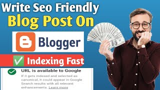 How to Write Blog post on blogger  Seo Friendly blog post  rank in Google  Digital Monis [upl. by Ardith169]