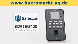 Zeiterfassungsgerät Safescan TA8000 [upl. by Mllly]