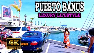 PUERTO BANUS Marbella Spain CHARM amp LEXURY april 2024  Costa Del Sol Malaga 4k [upl. by Querida]