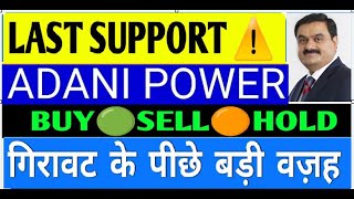 ADANI POWER SHARE LATEST NEWS  ADANI POWER SHARE PRICE  ADANI POWER SHARE TOMORROW TARGET  ADANI [upl. by Severson]