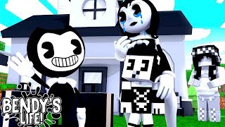 Minecraft BENDYS LIFE  BENDY BETRAYS ALICE ANGEL amp LIVES A DOUBLE LIFE [upl. by Enicnarf]