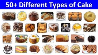 50  Names of Cakes Flavours  Types of Cakes  Cakes Names in English  Different Types of Cakes [upl. by Eekaz573]