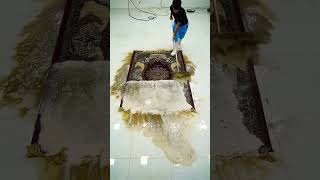 Watch How This Carpet Goes From Dirty to CleanHow to clean carpets deepcarpetcleaning Carpetcare [upl. by Ries778]