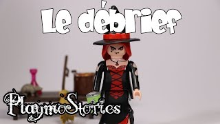 Le Débrief  LA SORCIÈRE DE LA RUE MOUFFETARD 🕶️ Conte Playmobil Stop Motion [upl. by Trisha463]