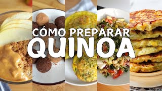 5 Recetas Saludables con Quinoa [upl. by Adlare]