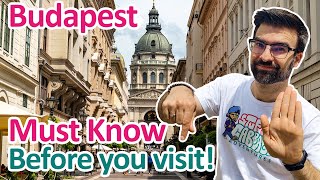 BUDAPEST 15 Things you MUST KNOW before visiting  Hungary Travel Guide [upl. by Eibbed]