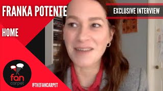 EXCLUSIVE Interview Franka Potente  Home The Fan Carpet [upl. by Nossah]