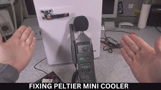 Fixing thermoelectric 15L mini fridge  cooler  warmer  replace peltier TEC modeule and fan [upl. by Hsu]