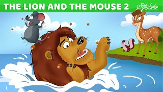 The Lion The Mouse and The Sleepy Bear  Bedtime Stories for Kids  Animated Fairy Tales [upl. by Dulcy]