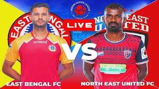 EAST BENGAL VS NORTH EAST UNITED LIVE  ISL 202425 MATCH  FULL MATCH TODAY  EFOOTBALL SIMULATION [upl. by Cila71]