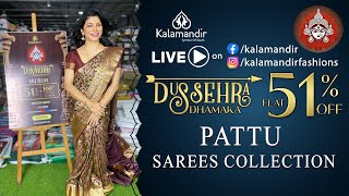 Kalamandir Dussehra Dhamaka SALE Flat 51 OFF  Pattu Sarees  WhatsApp 9852 9852 99  Kalamandir [upl. by Ailsa]