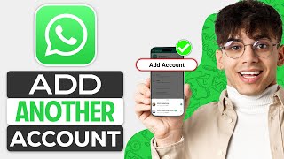 How To Add Another Account in WhatsApp on iPhone 2024  Updated Method [upl. by Hgiellek465]