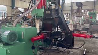 SBJ5000S Hydraulic Briquetting Machine Specially For Tire Steel Wire [upl. by Kristopher]