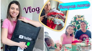 VLOG CHEGOU A PLACA DE 1MILHÃO CAFÉ DA MANHÃ EM FAMÍLIA ROUPAS YOINS  PALOMASOARES [upl. by Yila]