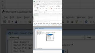 Change Font Size amp Font Style Using Excel VBA shorts [upl. by Aneetsyrk]