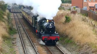 Great Central Railway  Autumn Steam Gala 2024  4K [upl. by Annaik]