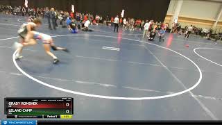 106 Lbs Champ Round 1  Grady Romshek NE Vs Leland Camp GA 2cdb [upl. by Airpal]