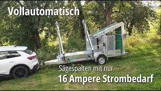 Robie vollautomatischer Sägespaltautomat Demovideo [upl. by Finbar]