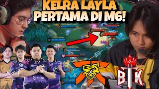 LAYLA PERDANA KELUAR DI M6  KELRA MENGGILA  FNATIC ONIC VS BTK MATCH 1  SWISS STAGE DAY 4 [upl. by Nogam]