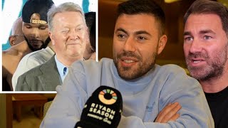 Ben Shalom EXPLAINS FRANK WARREN CLASH ON STAGE DURING EUBANK WEIGH IN  EDDIE HEARN WORDS [upl. by Atinas]