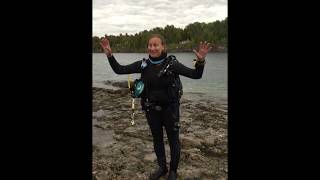 The first scuba dive in the 7mm Truli Wetsuits prototype in Canada [upl. by Averat]