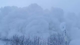 Her går skredet i Geiranger [upl. by Acire]