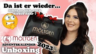 Da ist er wieder  😏 Parfümerie Möltgen ADVENTSKALENDER 2023 UNBOXING [upl. by Lotz]