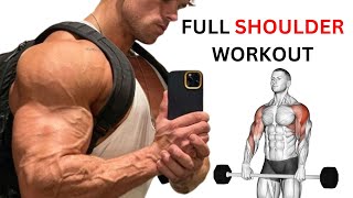 FULL SHOULDER WORKOUT FOR BEGINNERS  FRONT DELT  SIDE  REAR DELT [upl. by Shani749]