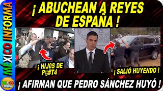 ¡ÅBUCHEAN A REYES Y PRESIDENTE DE ESPAÑA FACH0S LES PONEN UN ALTAR LA GENTE SIGUE ESPERANDO AYUDA [upl. by Irrehs]