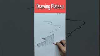 Drawing plateau  drawing tutorial [upl. by Imena]