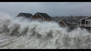 Crazy Winter Storms Noreaster  Big waves  huge snow  bomb cyclone  blizzard  winter hurricane [upl. by Esilram]