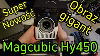 Test projektora Led Magcubic HY450 i porównanie z Magcubic hy350 [upl. by Darreg]