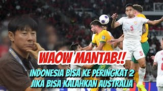 WAOW INDONESIA BISA KE PERINGKAT 2 JIKA BISA KALAHKAN AUSTRALIA [upl. by Aleil]