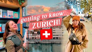 HELLO ZÜRICH Switzerland Botanical Garden Limmat River Old Town Fondue Cruise  KC Concepcion [upl. by Drake426]