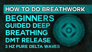 How to do Breathwork  Powerful Beginners Guided Deep Breathing DMT Release  Healing Binaural Beats [upl. by Aliled]