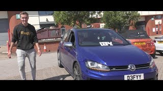 BOOSTED Official Golf R Mk7 Custom Exhaust [upl. by Foskett]