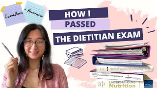 How to Prepare for the Dietitian Exam  Tips amp Advice [upl. by Leakcim]