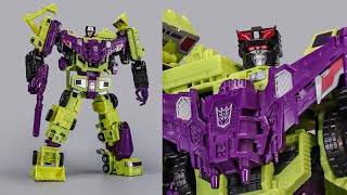 Transformers Hasbro Titan Devastator IDW Combiners War not SS86 transformation [upl. by Anahcra283]