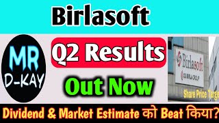 birlasoft q2 results 2025 birlasoft share latest news birlasoft share result birlasoft share news [upl. by Ailhat819]