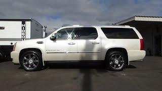 2008 Cadillac Escalade ESV AWD  A StartUp amp Complete Documentation [upl. by Navada]