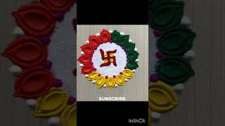 🌺Easyampsimple freehand rangoli design🌺kandhasastiviradhambenefitsshorts 🙏 [upl. by Nevak]