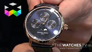 Frederique Constant New Watches at Baselworld 2016 [upl. by Ogram914]